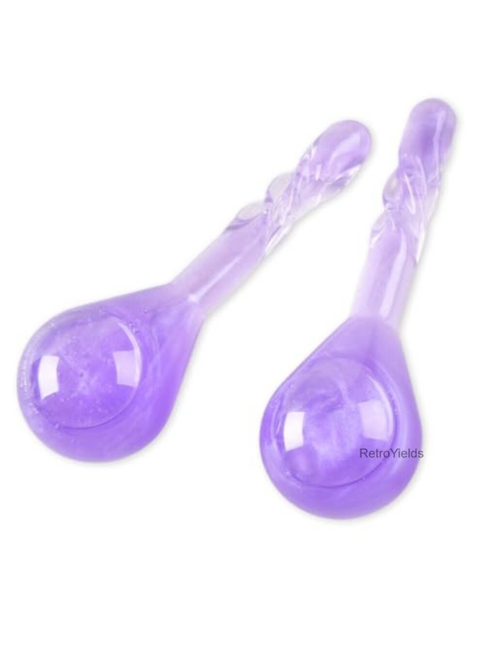 Facial Ice Globes Cryo Cooling Balls Anti-Slip Handle for Face Eyes Neck
